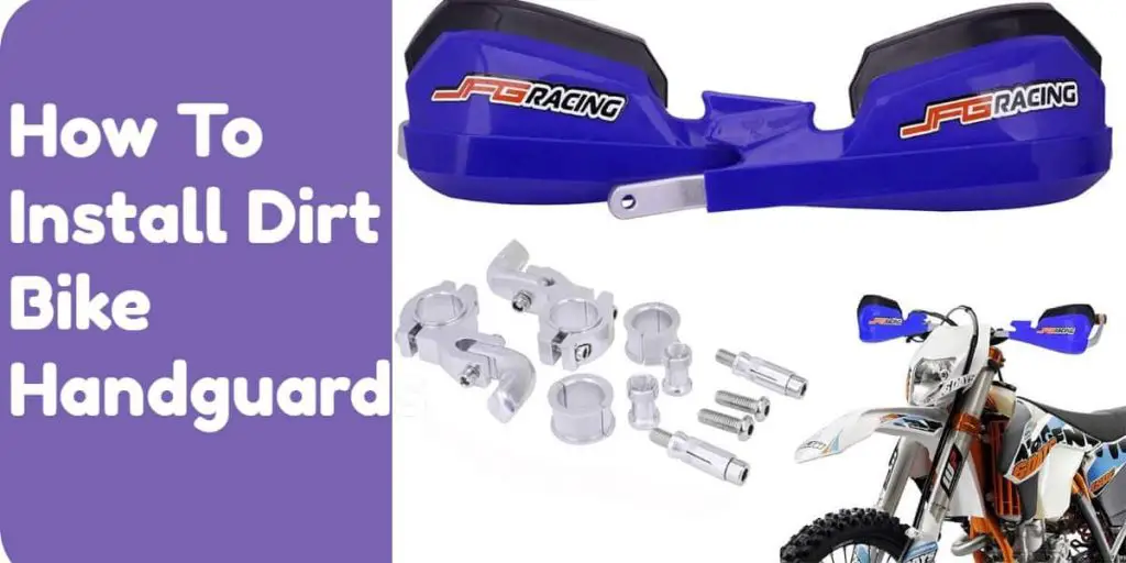how to install handguards on a dirt bike