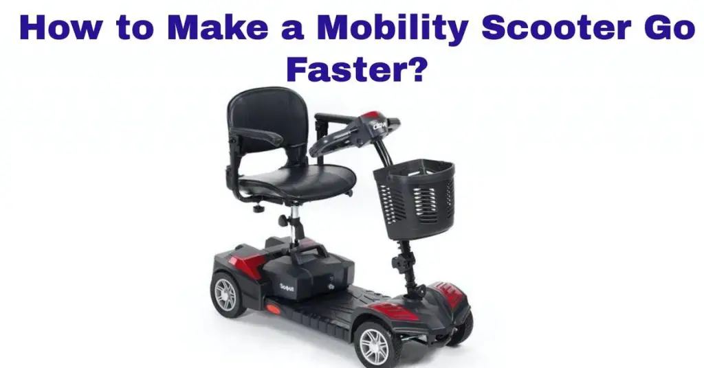 mobility scooter speed increase