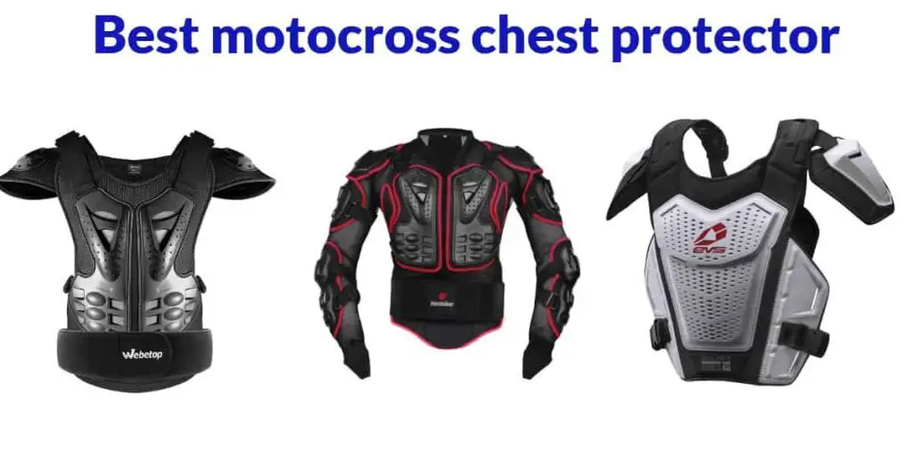 Best Motocross Chest Protector And Roost Deflector Body Armor For Rider