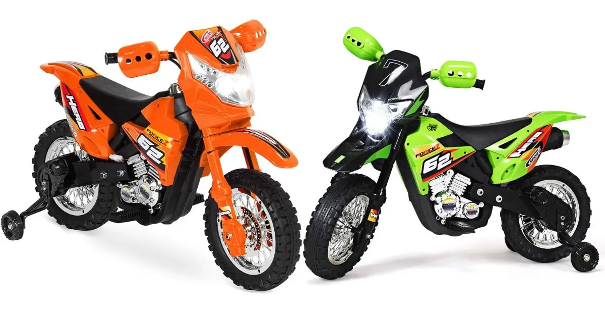 10 battery operated dirt bike For 100 Dollars With Training Wheels
