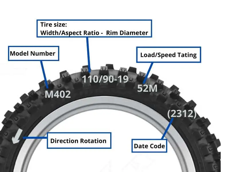 dirt bike tire conversion chart