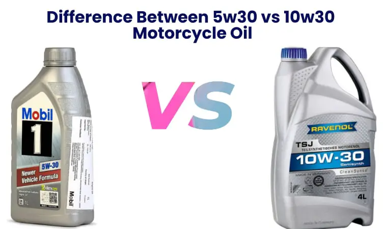 What’s the Difference Between 5w30 vs 10w30 Motorcycle Oil? Or Are they the Same?